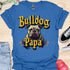 Bulldog Papa - V6 - Gothic Graphic T-Shirt